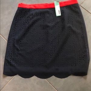NWT Pixley skirt (Navy and Red)